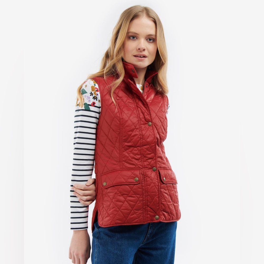 Barbour Otterburn Gilet Maroon/Burgundy Vest